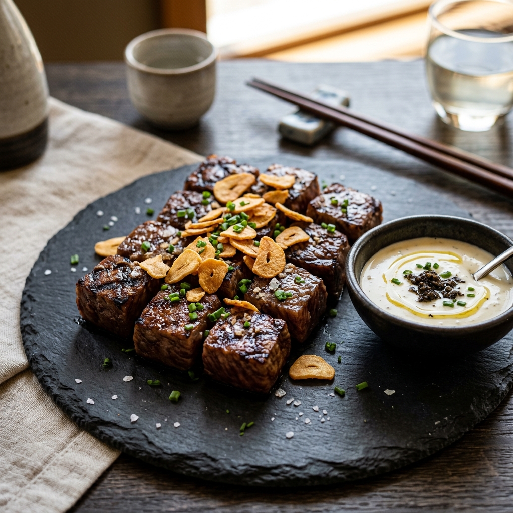เนื้อลูกเต๋าวากิว (Wagyu Cubes)
