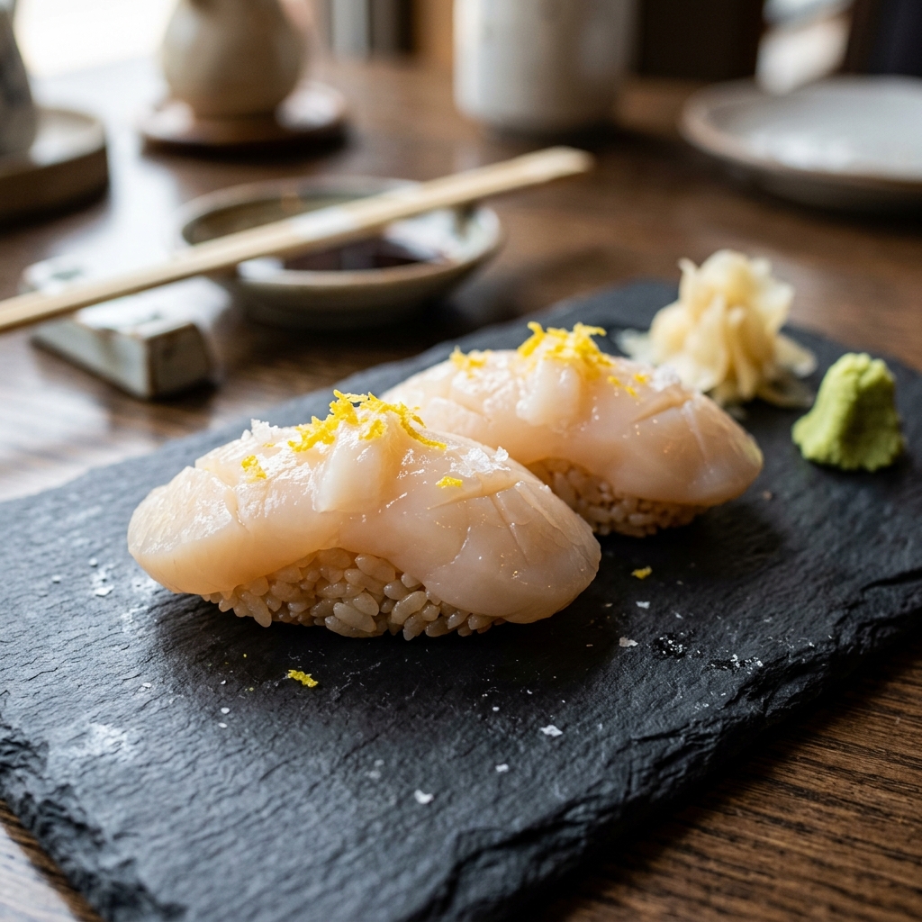 ซูชิหน้าโฮตาเตะ (Hotate Sushi)